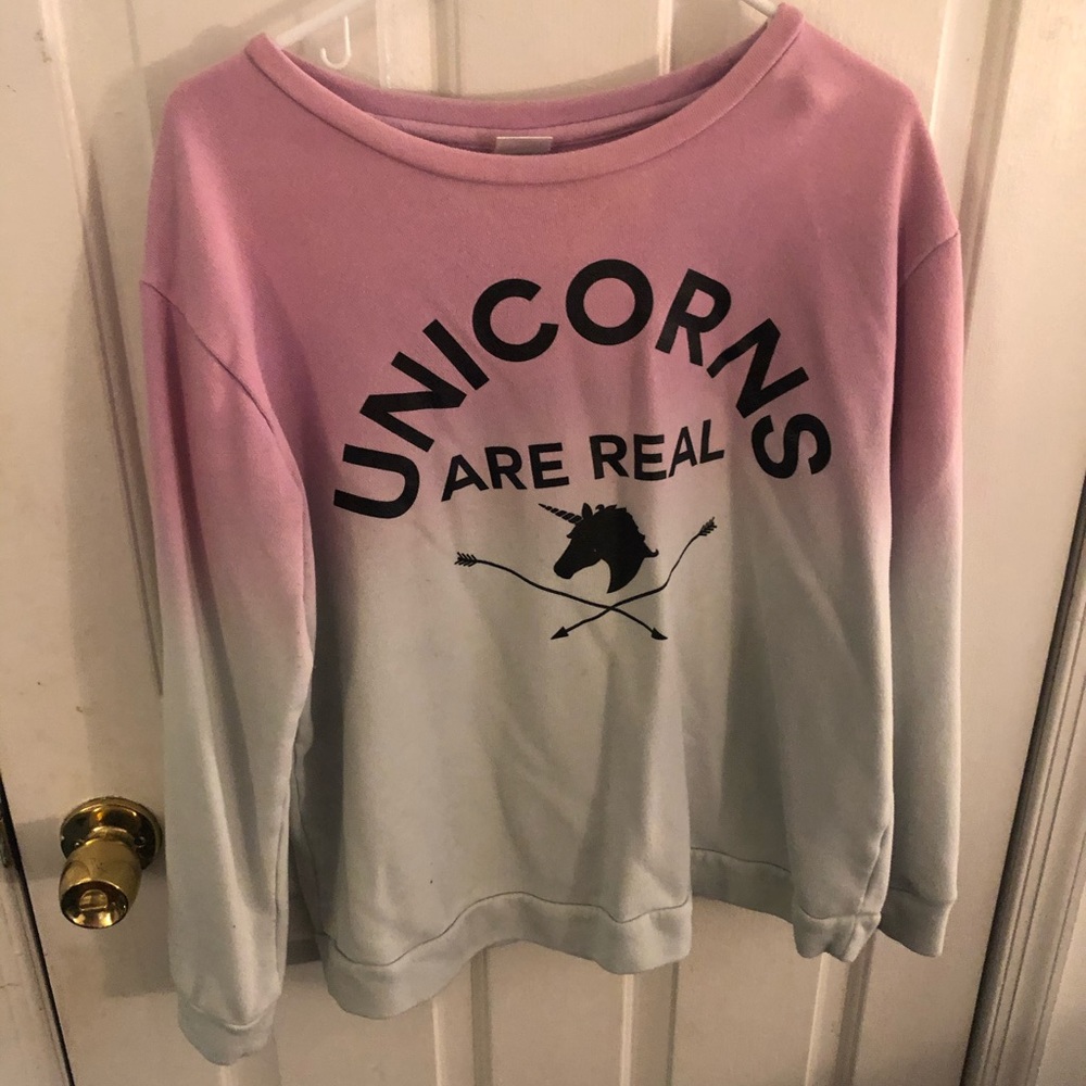 Unicorns Are Real color fading top